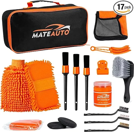 MateAuto 17pcs Microfiber Car Washing Sponge