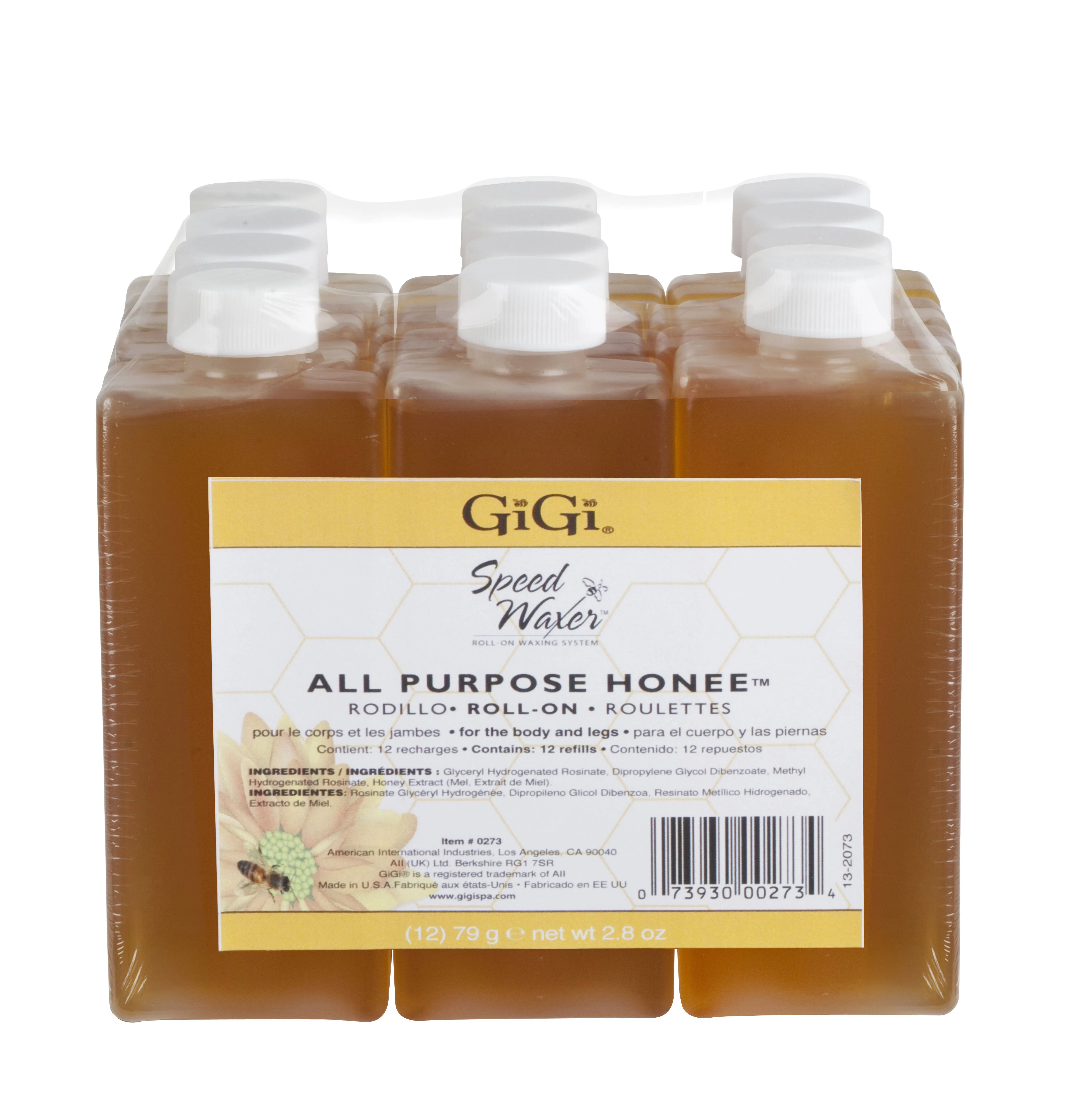 Gigi All Purpose Honee Roll-On Refill 12 Count