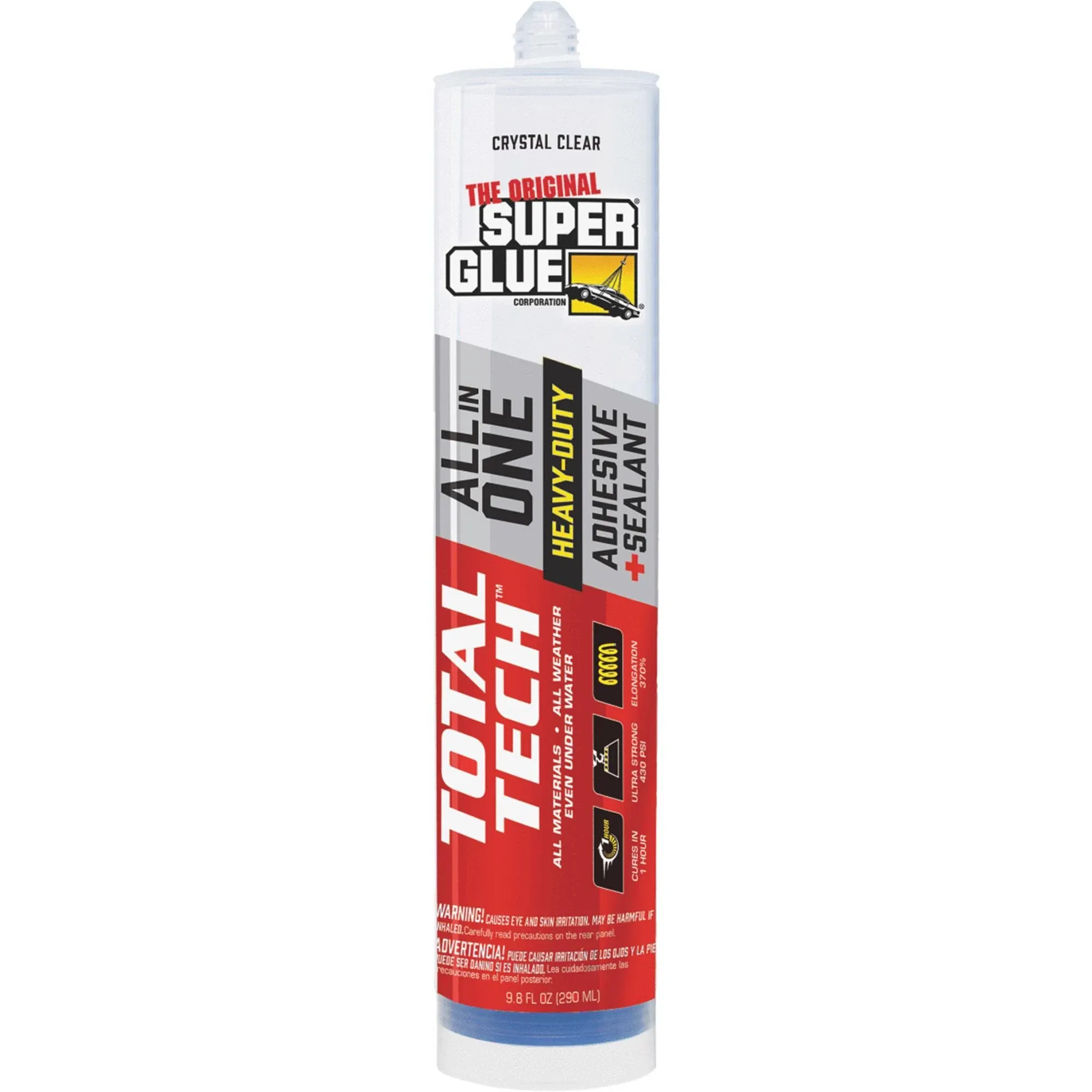 Super Glue 11711002 Total Tech Construction Adhesive Sealant, 9.8 oz