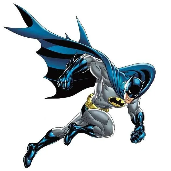 RoomMates Batman Bold Justice Peel & Stick Giant Wall Decal, Blue