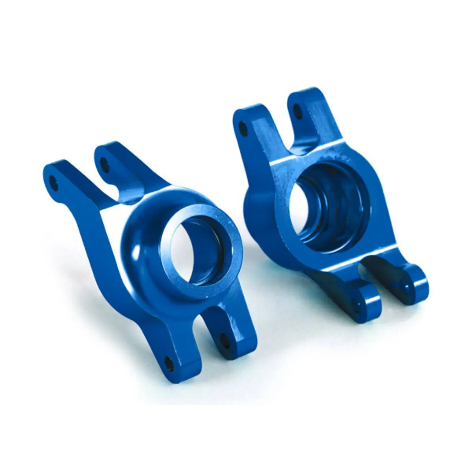 Traxxas Maxx Aluminum Hub Carriers (Blue)