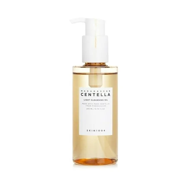 SKIN1004 Madagascar Centella Light Cleansing Oil 6.76 fl.oz, 200ml, Pure and Light Oil with Fresh Cleansing Effect, Micellar Cleansing Hypoallergenic Use