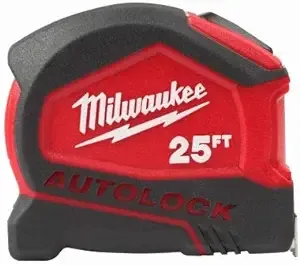 Milwaukee 48-22-6825 25 Foot Compact Auto Lock Tape Measure