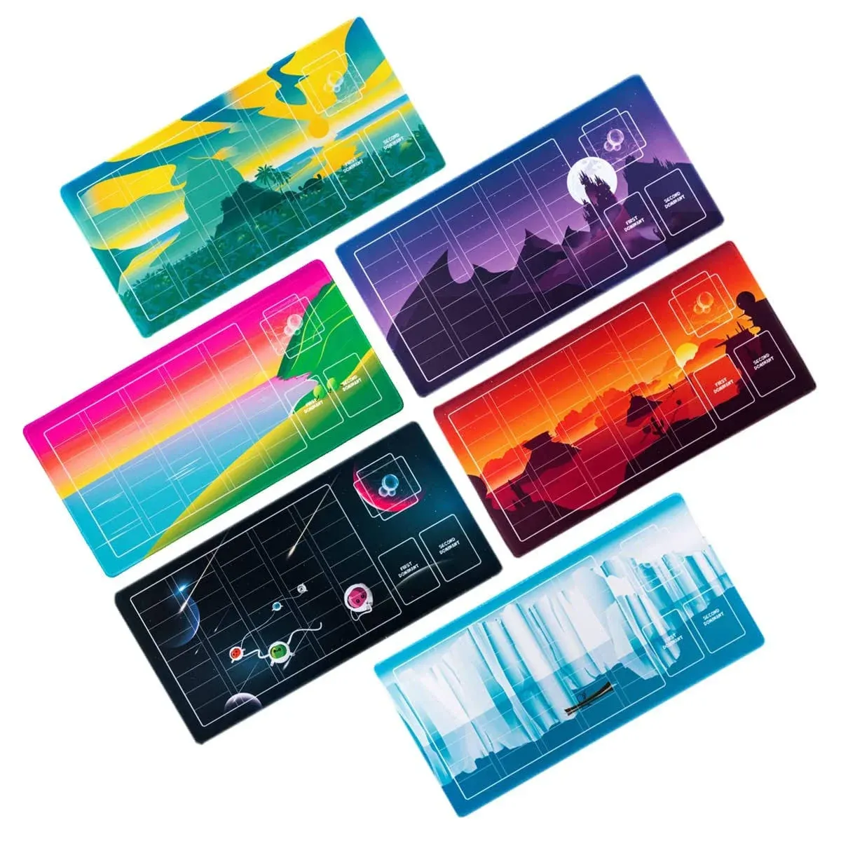 6-Pack of Individual Playmats