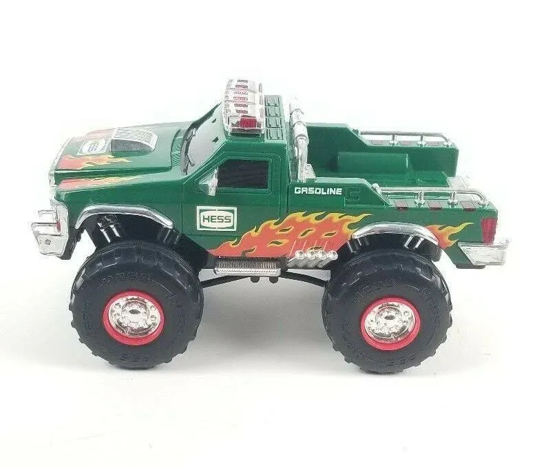 Hess H07 C-46 Monster Truck with 1 White Motorcycle