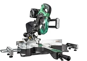 Metabo HPT 36V MultiVolt™ Pro Sliding Miter Saw | 7-1/4-Inch Blade | Dual Bevel | Tool Only - No Battery | Extreme Precision | Highly Accurate | C3607DRAQ4