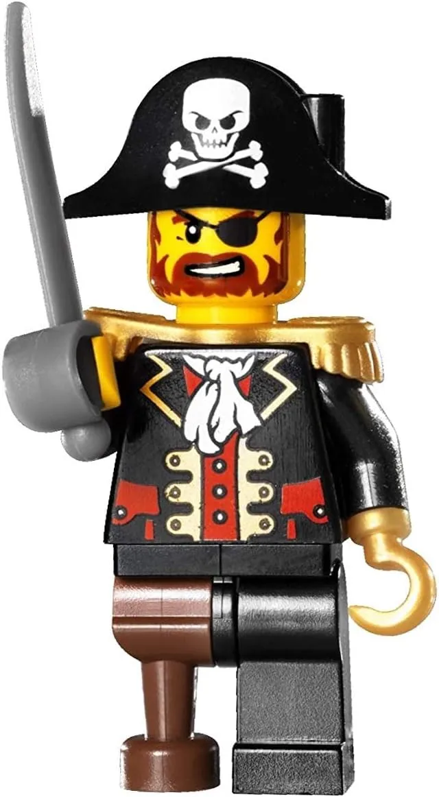 Captain Brickbeard Pirates II 6299 6243 6253 LEGO® Minifigure Mini Figure Fig