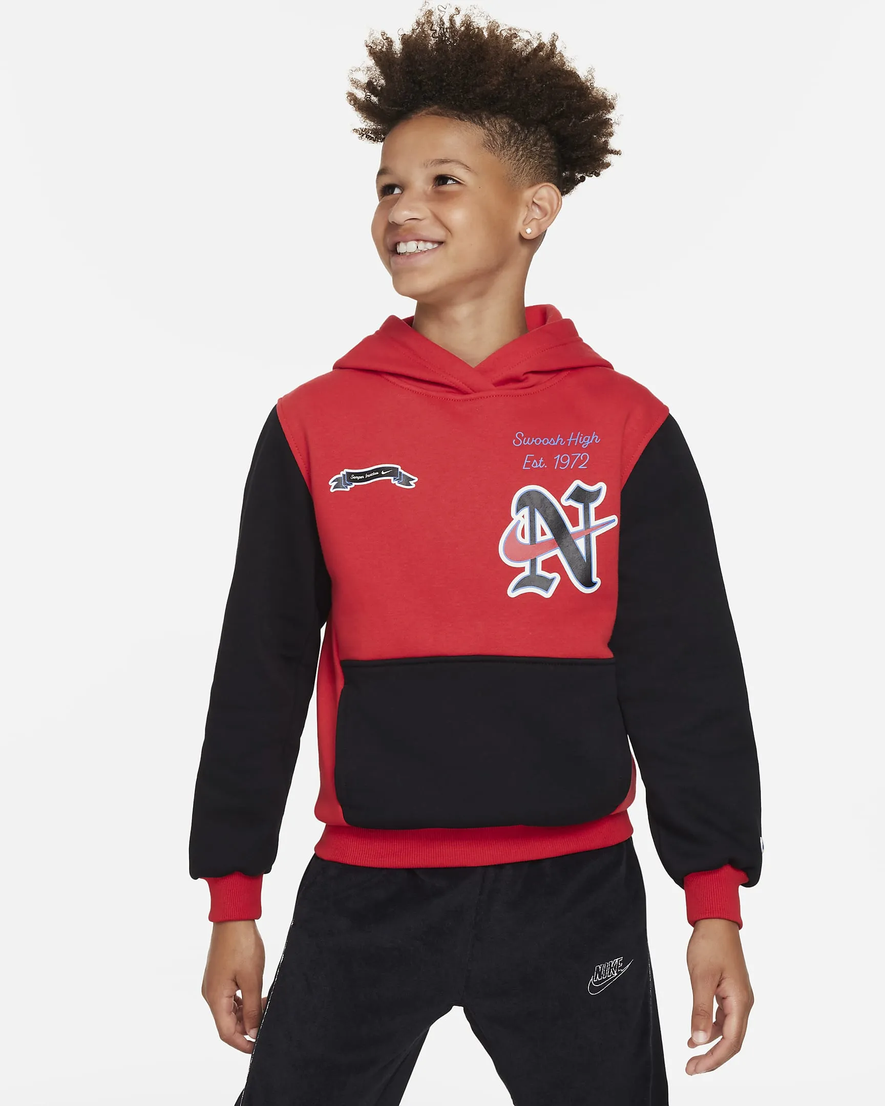 Nike Girl's Sportswear Club Fleece Hoodie (Little Kids/Big Kids)