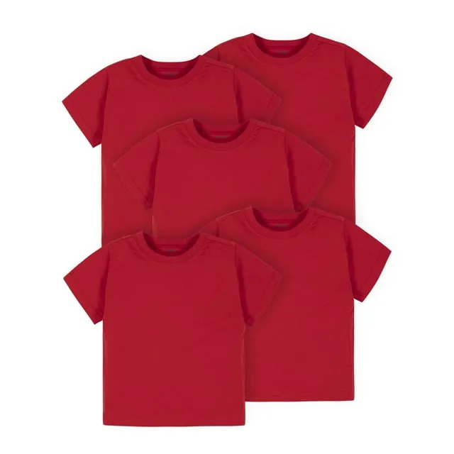 Gerber Toddler Boy or Girl Gender Neutral 5-Pack Short Sleeve Tee