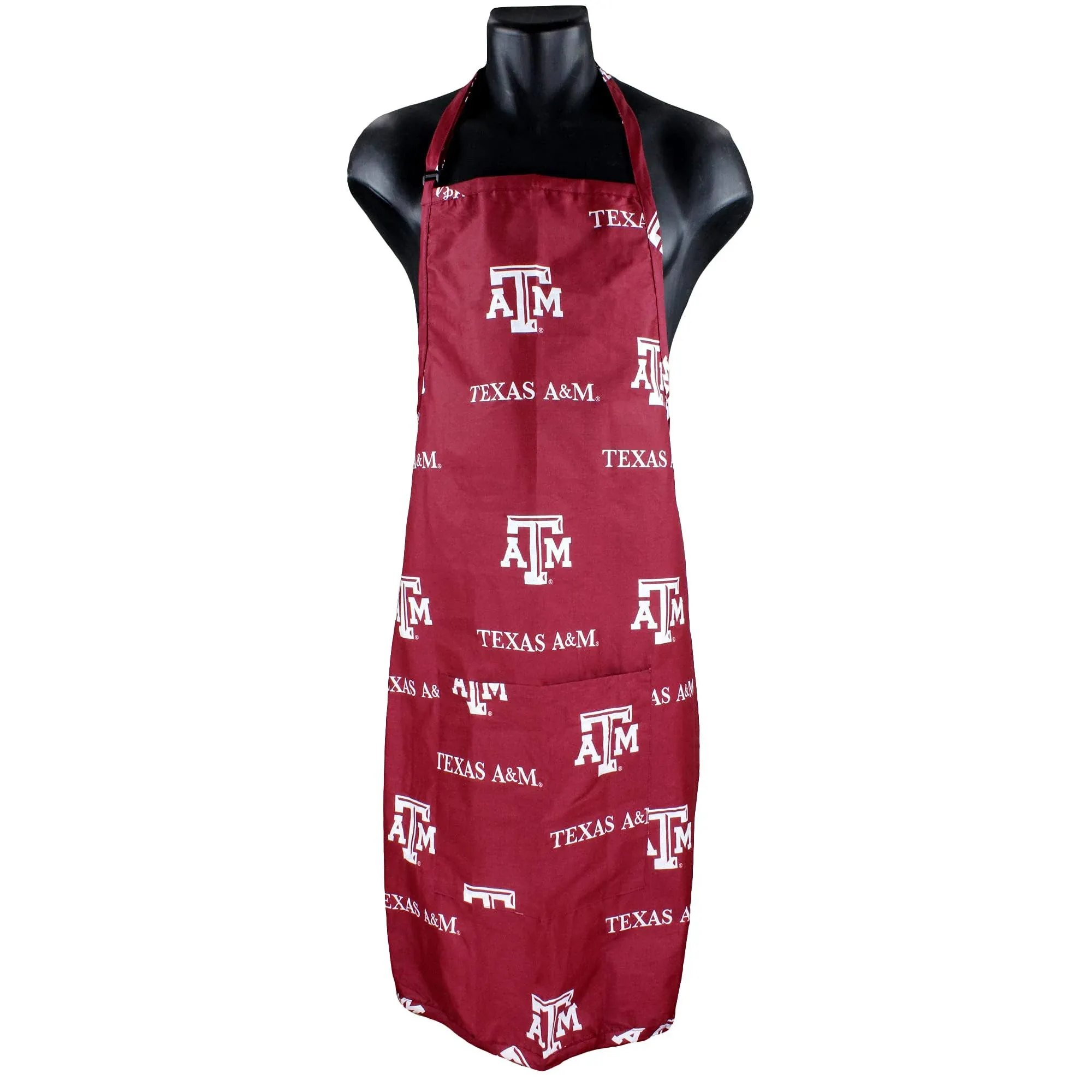 Texas A&amp;M Aggies Grilling Tailgating Apron with 9&#034; Pocket, Adjustable