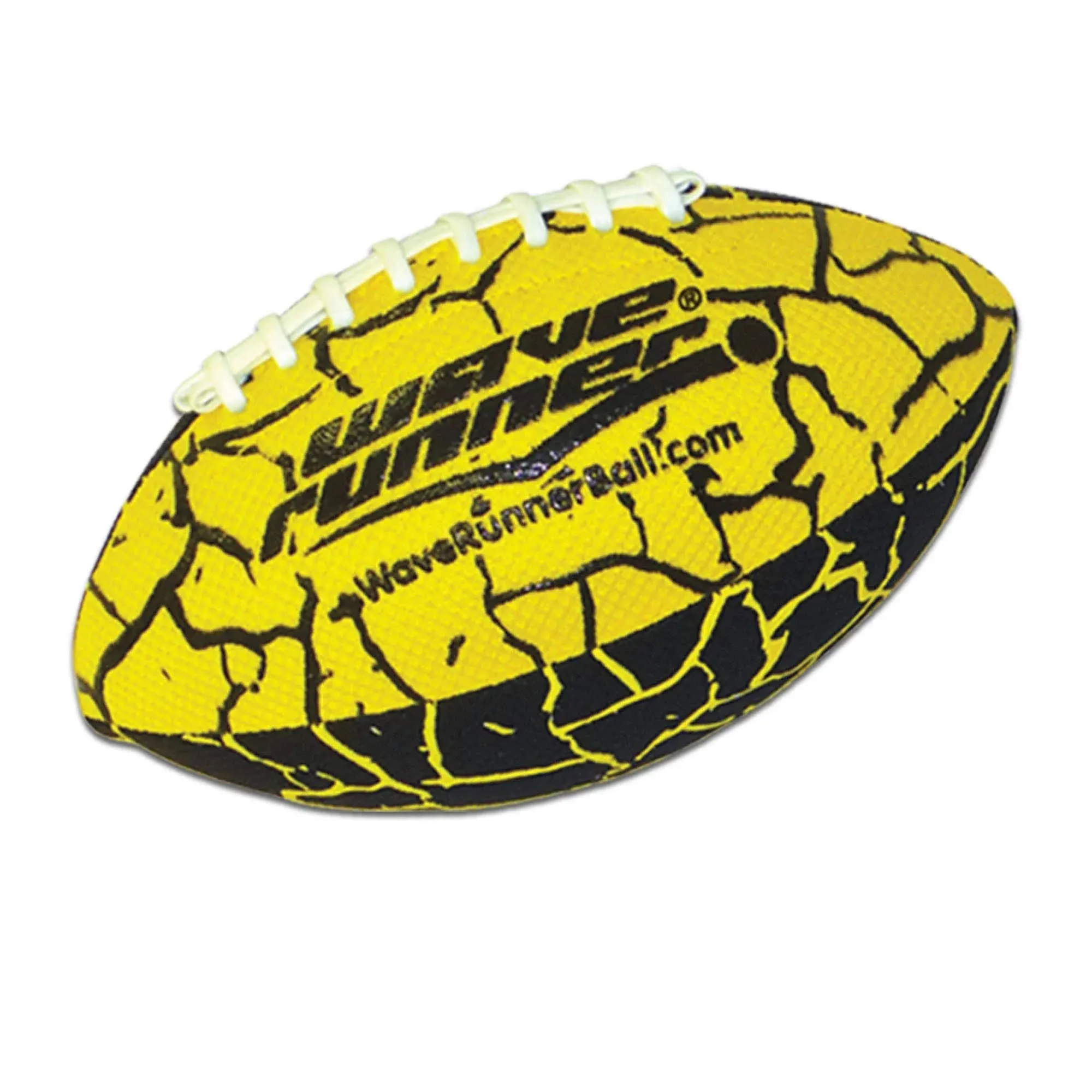 Wave Runner Grip It Waterproof Junior Size Football, 9.25 Size, Durable & Double Laced, Perfect for Beach Accessories, Kids Games, Pool Toys, Outdoor Games, All-Weather Indoor & Outdoor Play