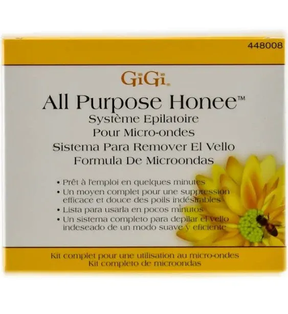 GiGi All Purpose Honee Microwave Kit for Hair Waxing/Hair Removal