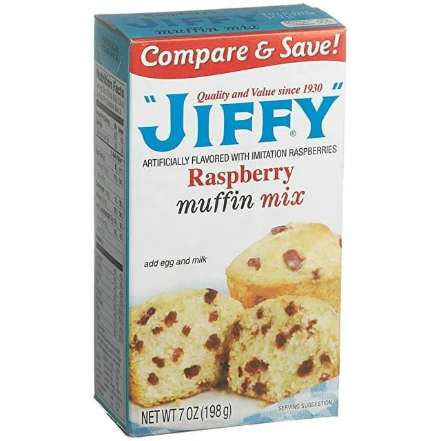 Jiffy Raspberry Muffin Mix 7 oz (3 pack)