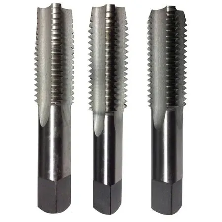 Drill America T/A Series #6-32 High Speed Tap Set, Tap America (3-Piece) T/A54226