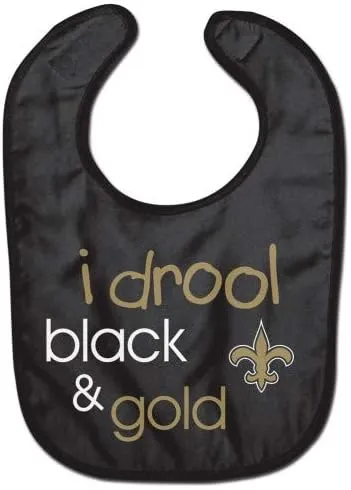 Wincraft NFL New Orleans Saints WCRA1960914 All Pro Baby Bib