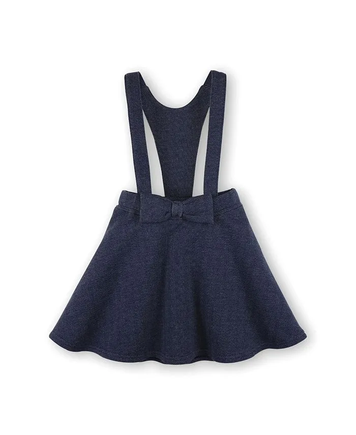 Baby Girls Fleece Bow Front Suspender Skirt
      
          Baby Girls Fleece Bow Front Suspender Skirt