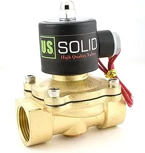 U.s. Solid Electric Solenoid Valve 1-1/4" 12V DC Brass