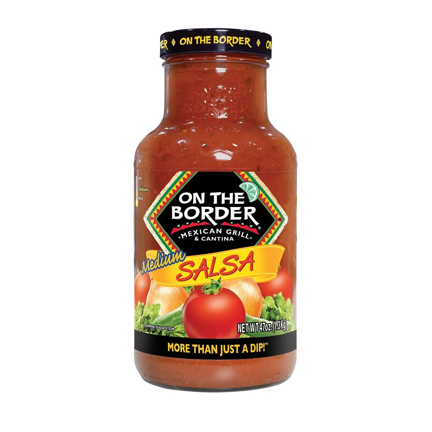 On The Border Salsa, Medium - 47 oz