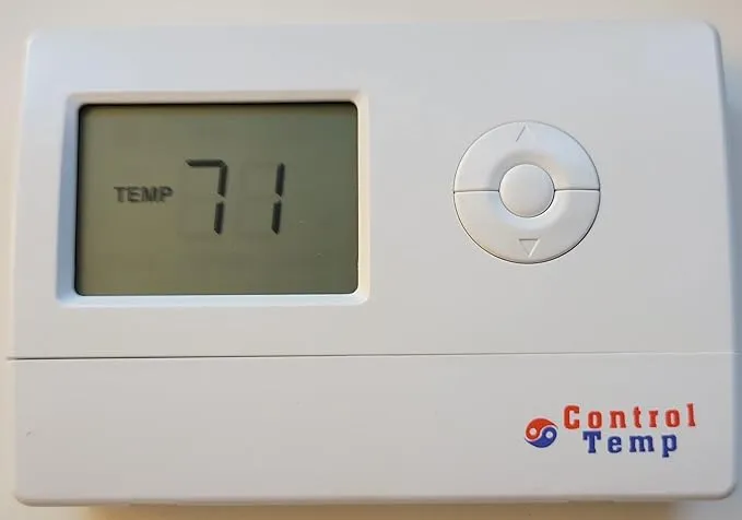 ControlTemp CT7668 Basic Tamper Proof Thermostat 5.5inchWx3.75inchHx1inchD CT76 0