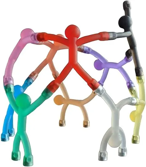 MagMen Magnetic Travel Toys: Stretchy, Fun, and Educational Fidget Toys for Kids and Adults Ages 3 and up 10 Opaque