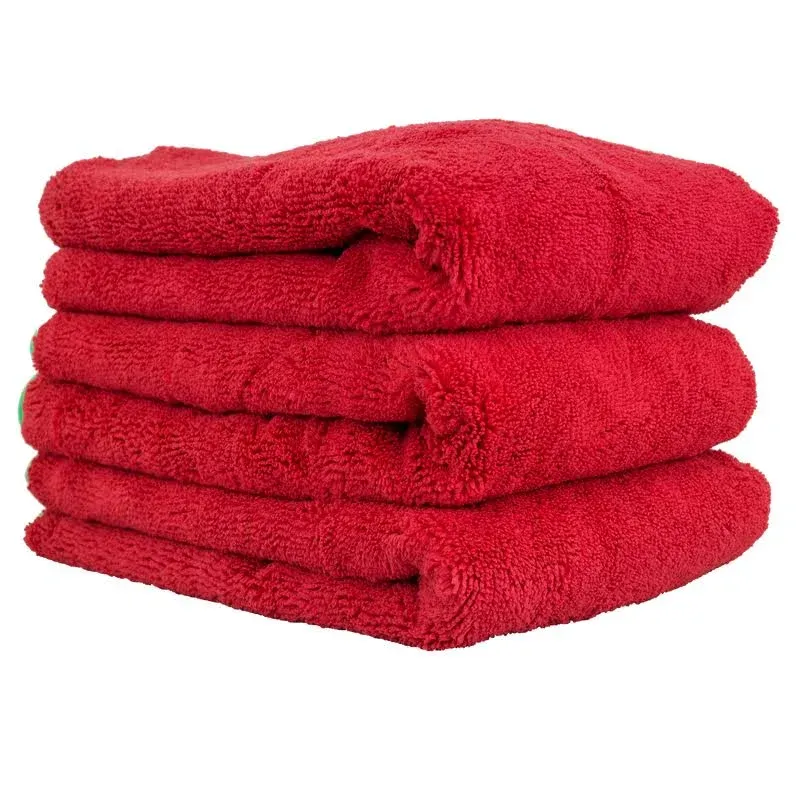 Chemical Guys MIC99703 Red 24" x 16" Fluffer Miracle Supra Mircofiber Towel, , 1 Pack