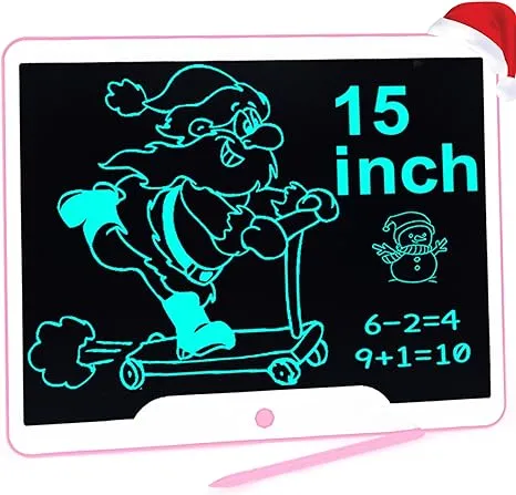 LCD Writing Tablet, Richgv 15 Inches Writing Doodle Board Electronic Digital ...