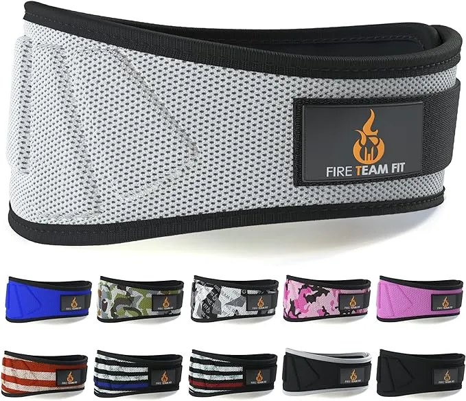 Weight Lifting Belt for Men and Women, 6 Inch, Bodybuilding & Fitness Back Support for Cross Training Workout, Squats, Lunges