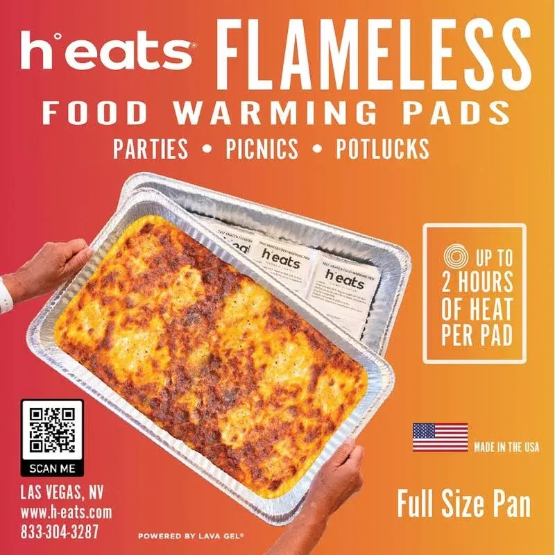 Flameless Food Warming Pads (6 Pack) - Food Warmers for Parties Buffet Disposable ...