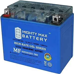 Mighty Max YTX12-BS GEL Battery Replaces Kawasaki 300 KVF300 Brute Force 2018  | eBay