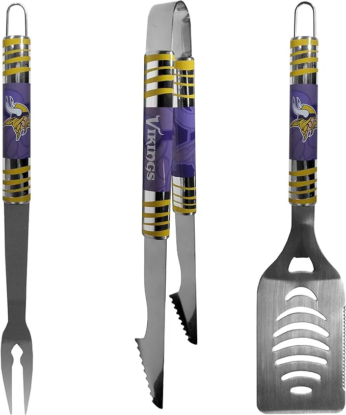 Minnesota Vikings 3 pc Tailgater BBQ Set