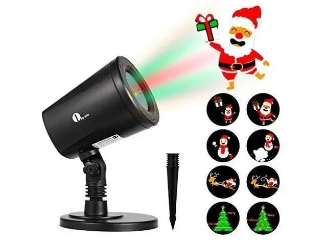 1byone Christmas Lights Projector Auto-Shifting Images &amp; Switchable Pattern