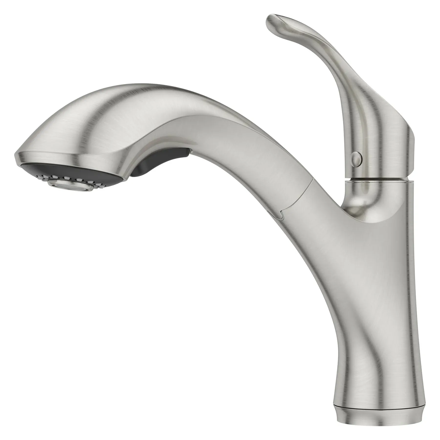 Pfister Corvo Single Handle Pull Out Kitchen Faucet in Stainless Steel