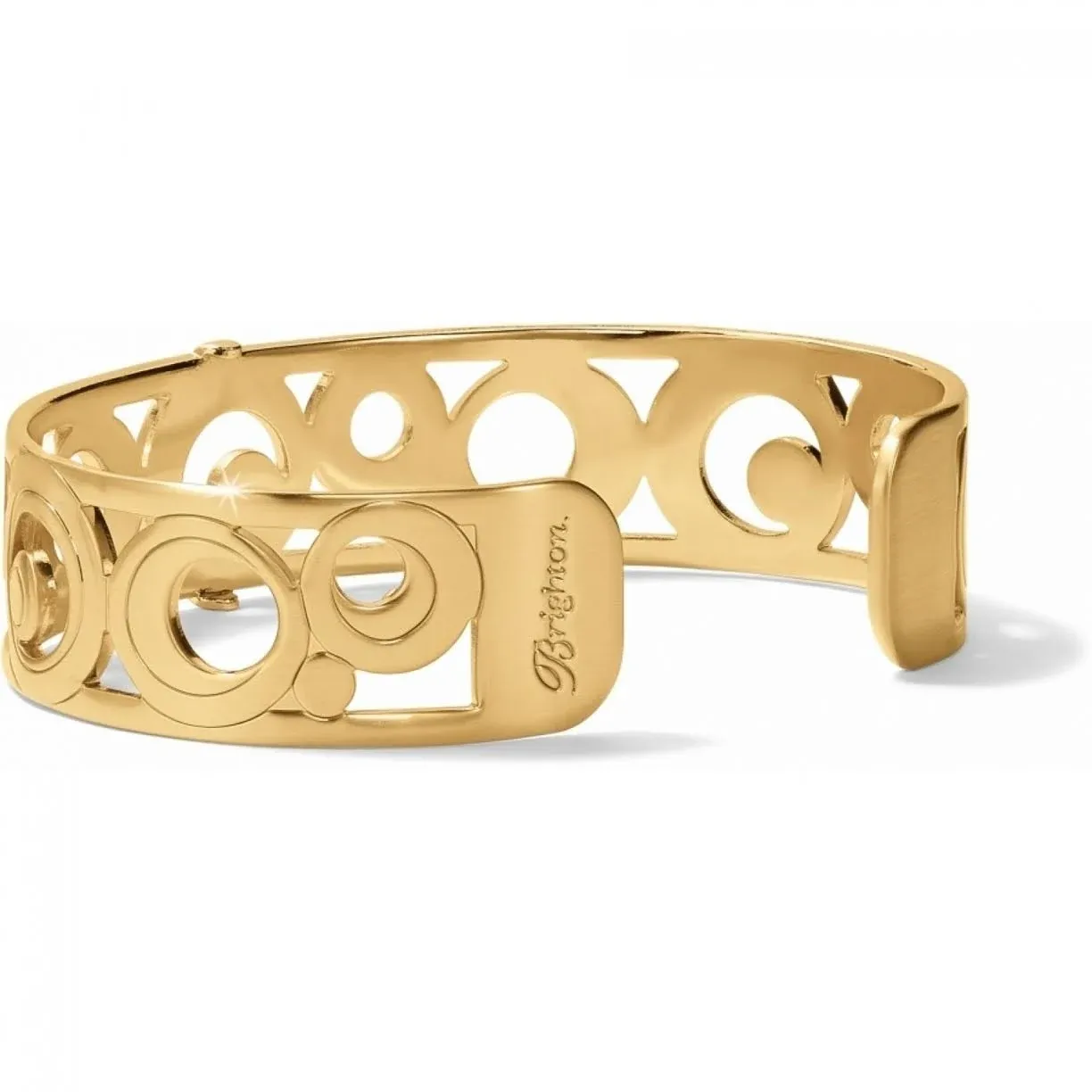 Brighton Christo Maui Narrow Gold Cuff Bracelet  JF3055  NWT  List $50