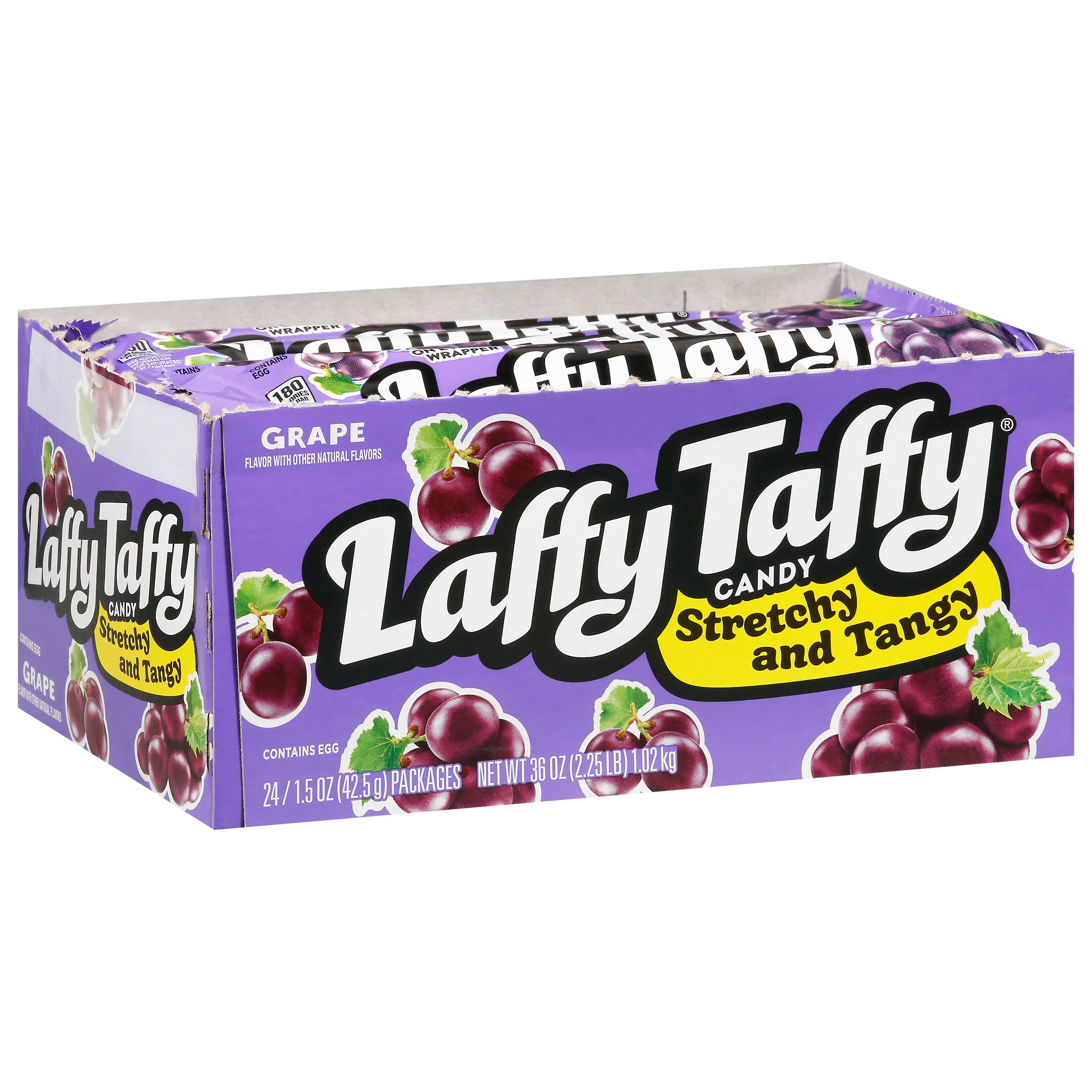 Laffy Taffy Grape Chews Candy 24 Count - 1.5 oz