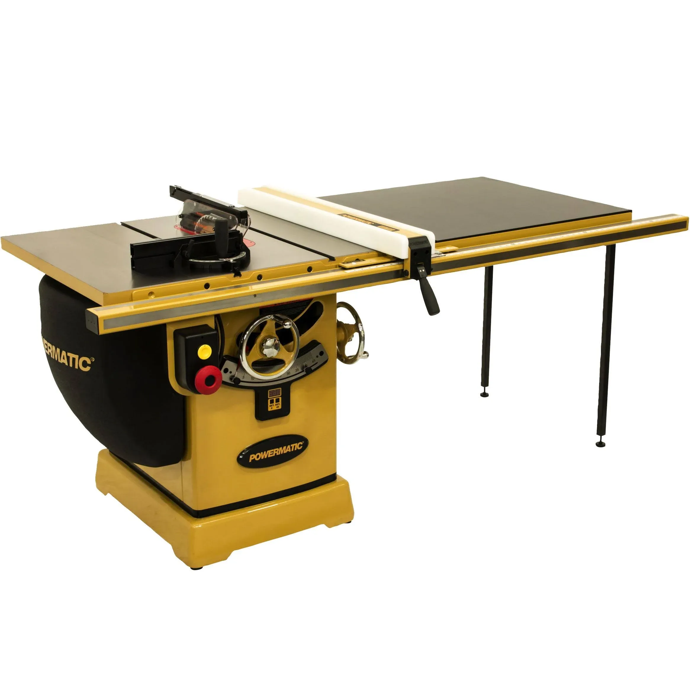 Powermatic 10-Inch Table Saw, Extension Table, 50-Inch Rip, 5 HP, 230V 1Ph (Model PM2000B)