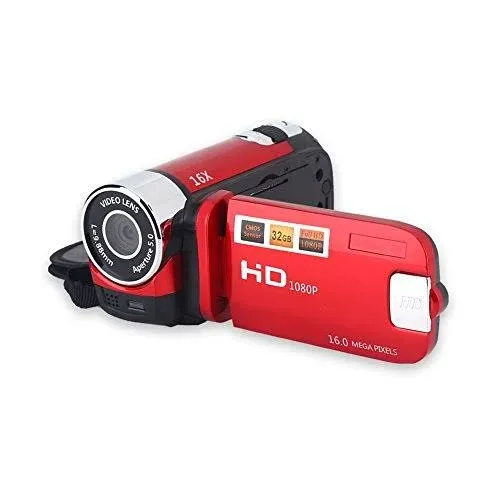 Diyeeni Handheld Video Camcorder FHD 16x Digital Zoom Tragbar DV Digital Camera ...