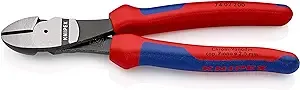 Knipex 8&#034; Diagonal Cutters w Comfort Grips High Leverage Cutting Pliers 7402200