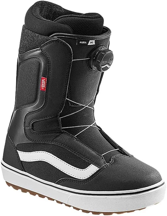 Vans Aura OG Snowboard Boots - Black/White - 10