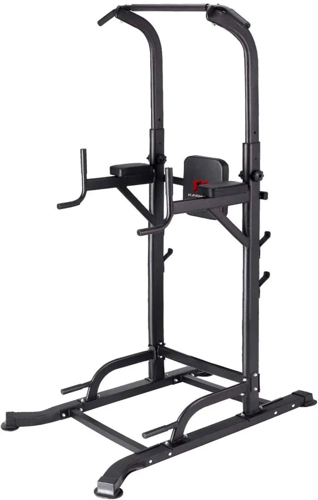 Power Tower with Cushion Adjustable Height Multi-Function Home Strength Training