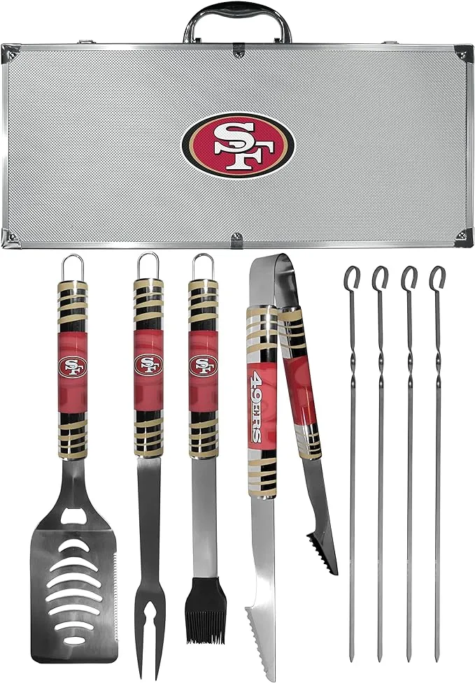 San Francisco 49ers 8 pc Tailgater BBQ Set