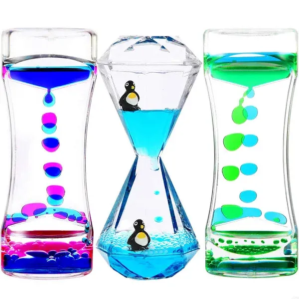 Yue Motion Liquid Motion Bubbler Timer for Sensory Toys Fidget Toy Children Activity Calm Relaxing Desk Toys Anxiety Toys Autism Toys Adhd