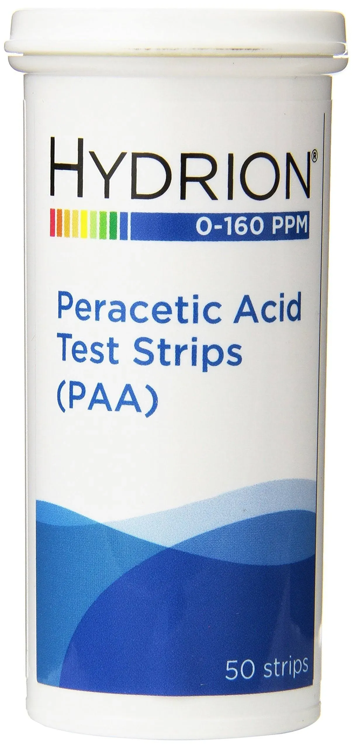 MicroEssential PAA160 Peracetic Acid Test Strips 0-160 ppm