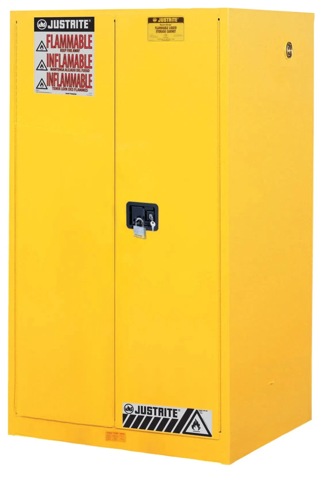 Justrite 894520 Safety Cabinet, 45 gal, Yellow