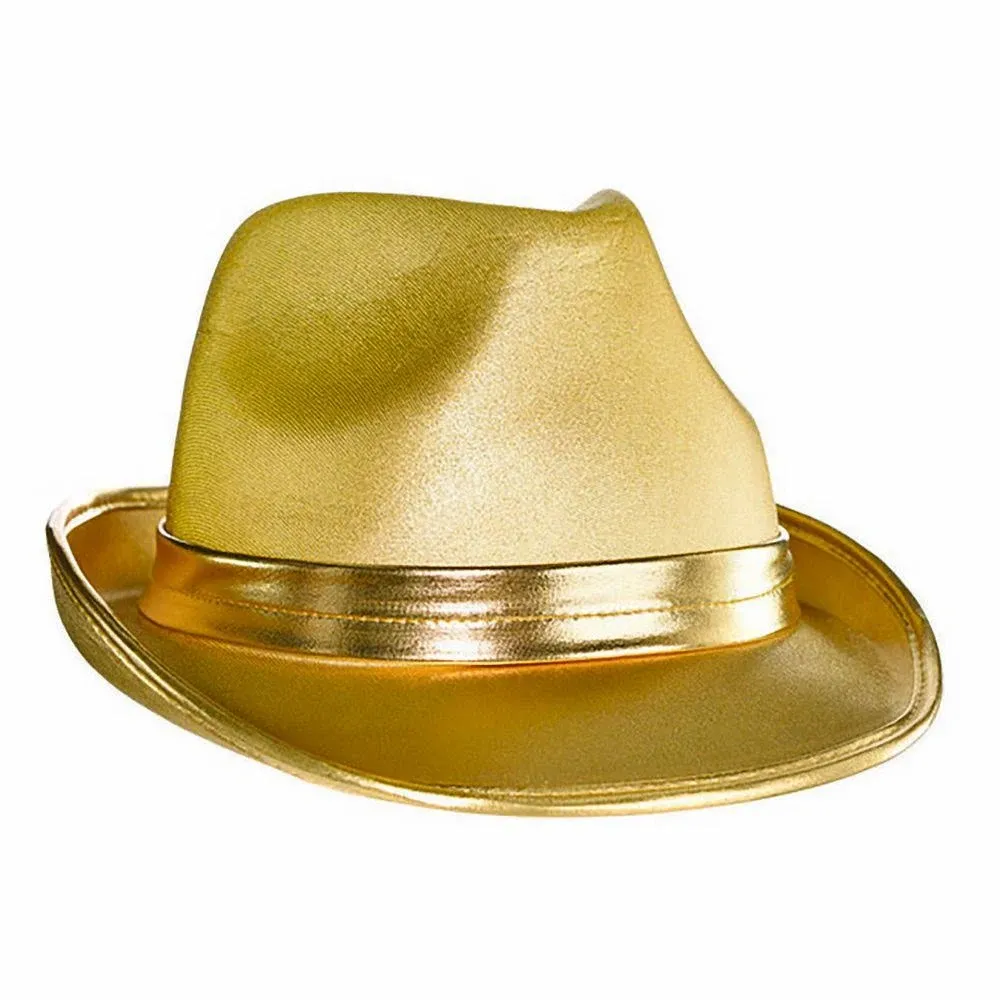 Fedora Hat - Gold