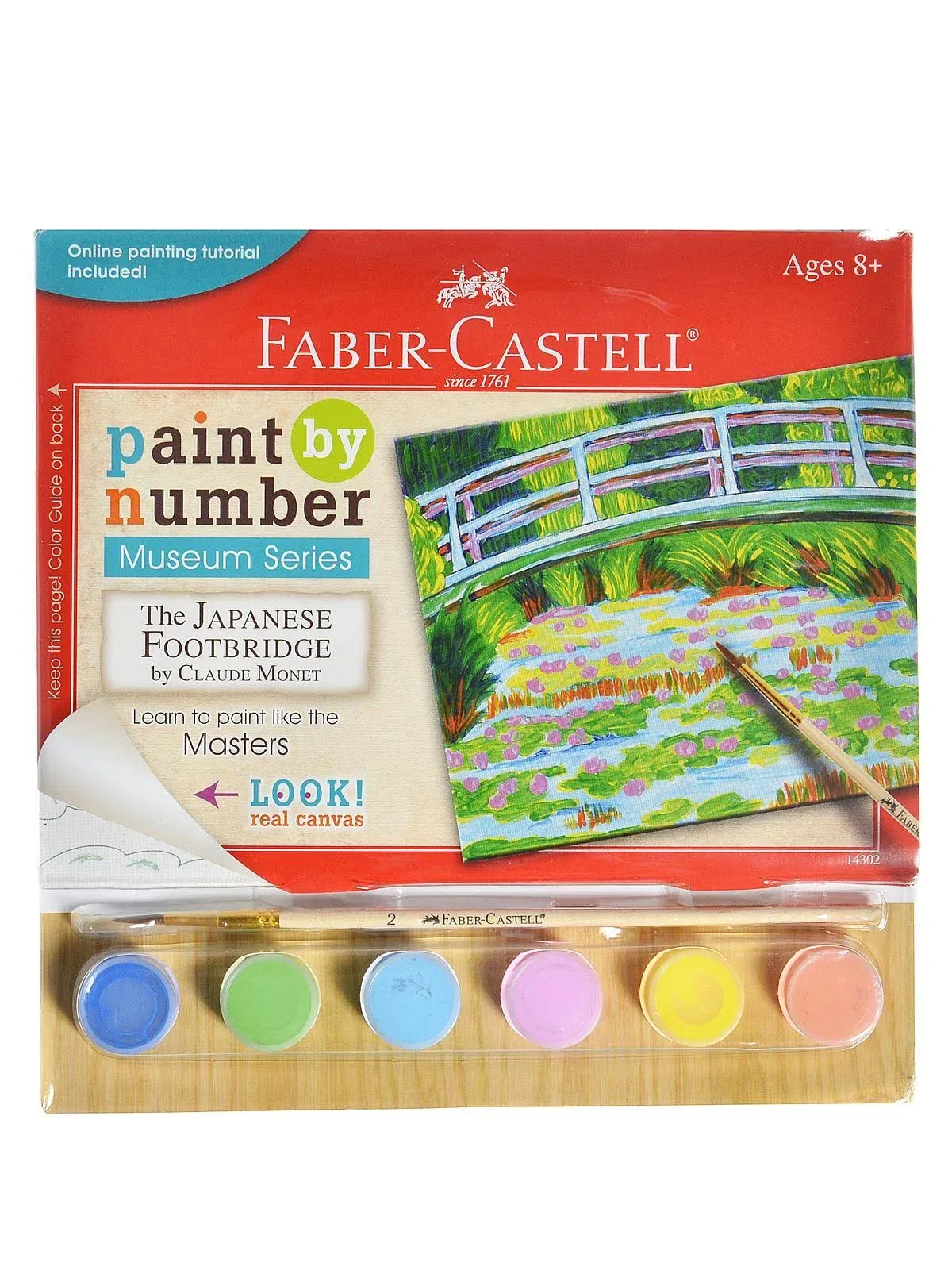 Faber-Castell Paint by Number Museum Series - The Japanese Footbridge by Claude Monet