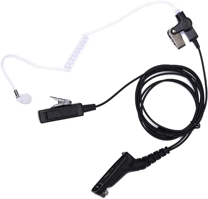 Caroo APX 7000 Earpiece for Motorola 2 Wire Surveillance XPR7550 7550e Headset ...