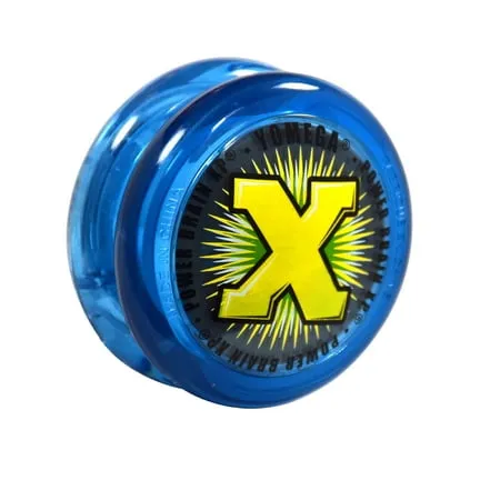 Yomega Power Brain XP yoyo - Includes Synchronized Clutch and a Smart Switch which enables Players to Choose Between auto-Return and Manual Styles of Play + Extra 2 Strings ( Blue)