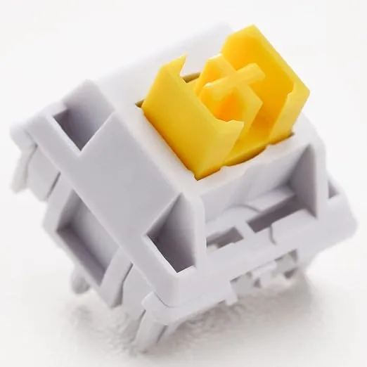 Ws Yellow Mechanical Keyboard Linear Lubed Switches