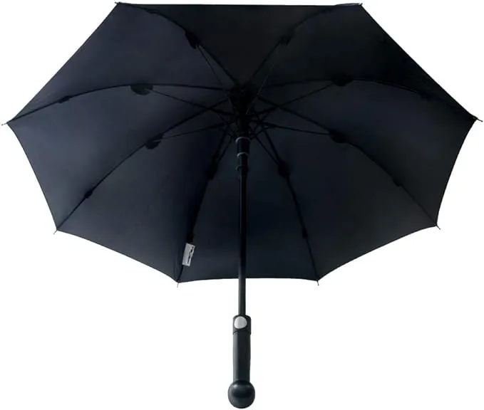 SECURITY SELFDEFENSE UMBRELLA CITY-SAFE | defense umbrella | Walking Stick umbrella | XXL umbrella I original German wood handle | larger than standard | executive umbrella | assembled in the USA