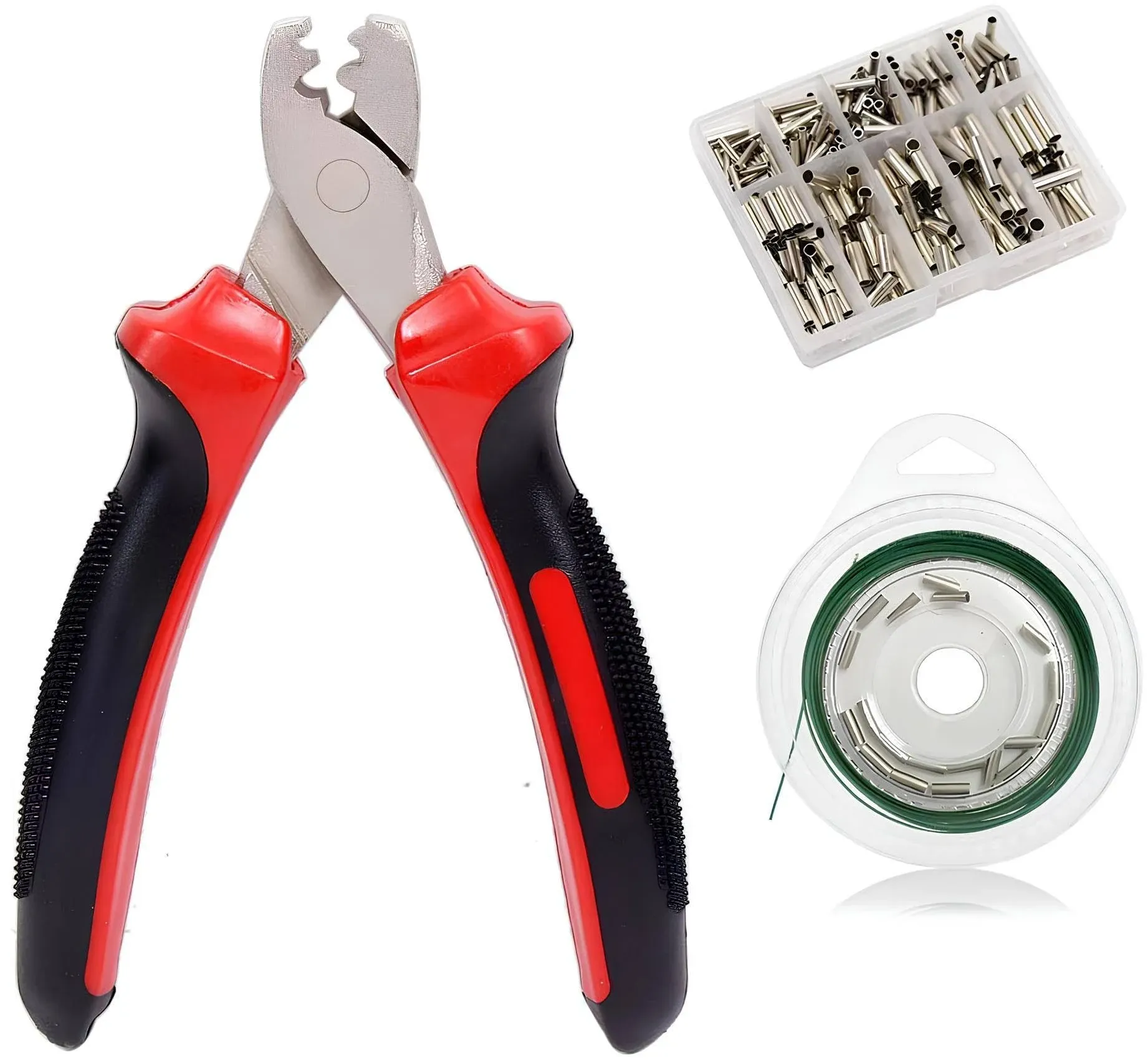 Hand Crimper Tools Fishing Pliers Braid Cutters Hook Remover Fish Holder